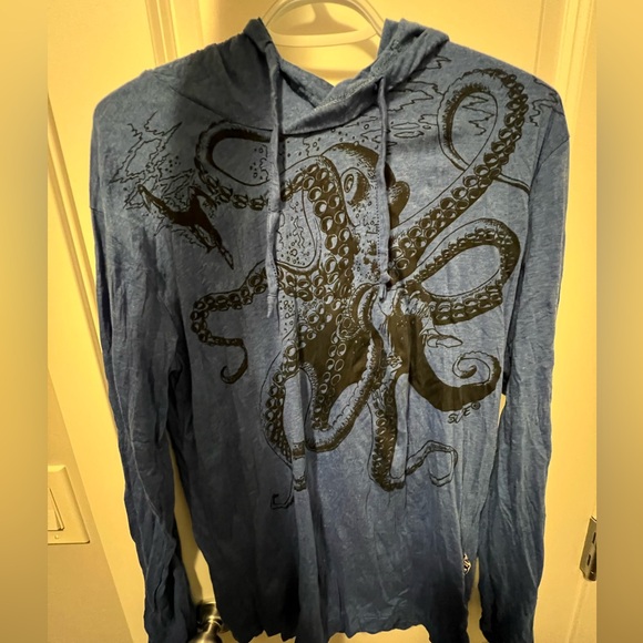 Festival style boho pullover hooded tee - Picture 1 of 3